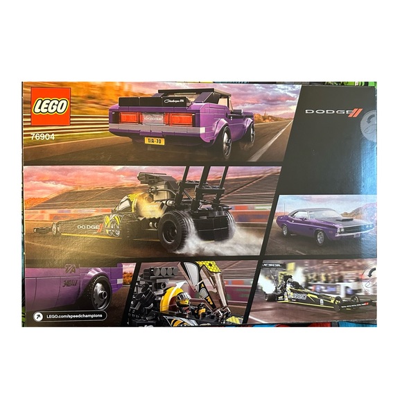 LEGOSpeedChampions Mopar Dodge//SRT Top Fuel Dragster. 1970 Dodge Challenger T/A - Picture 8 of 8